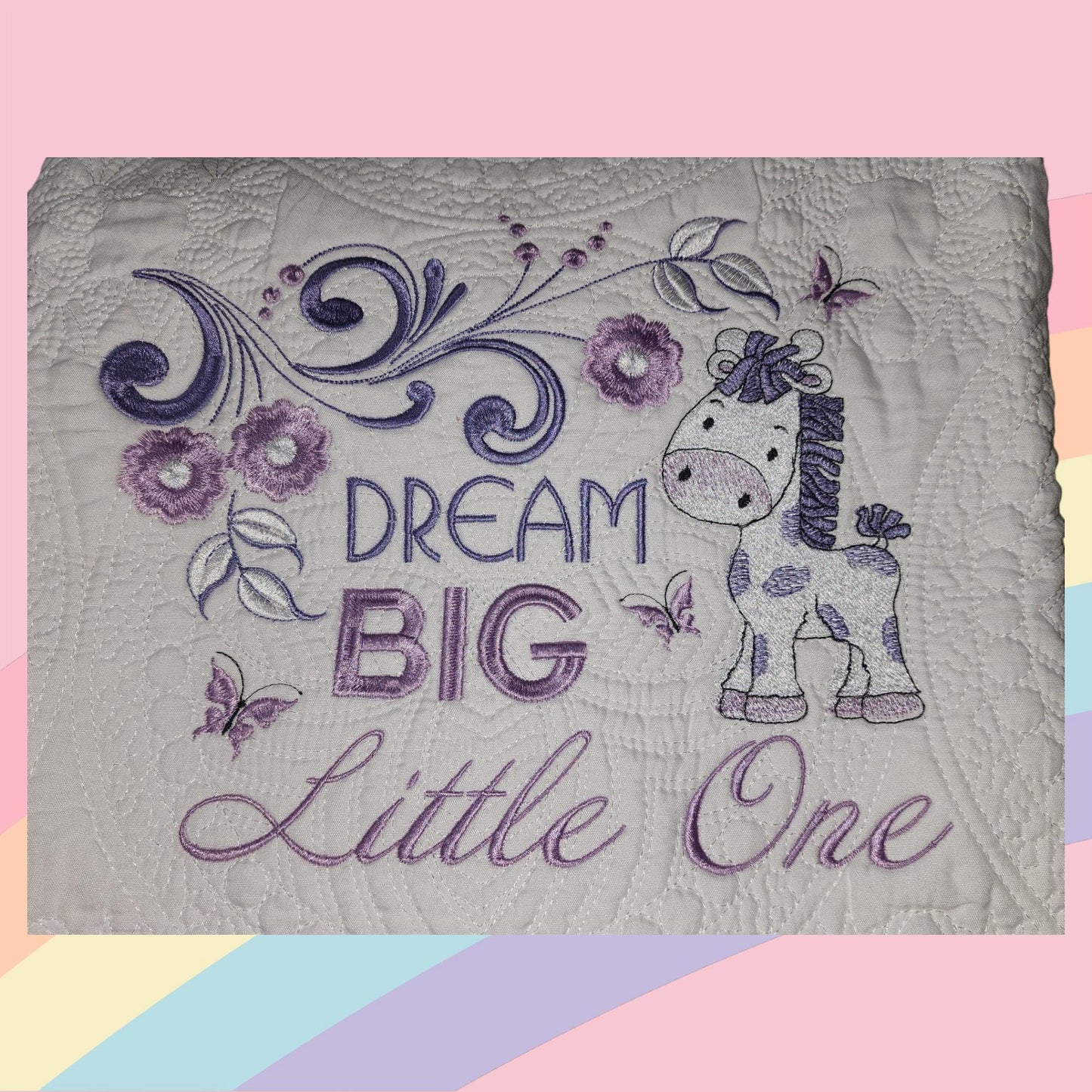Dream Big Little One Quilt - Just Waiting for Your Special Child's Name