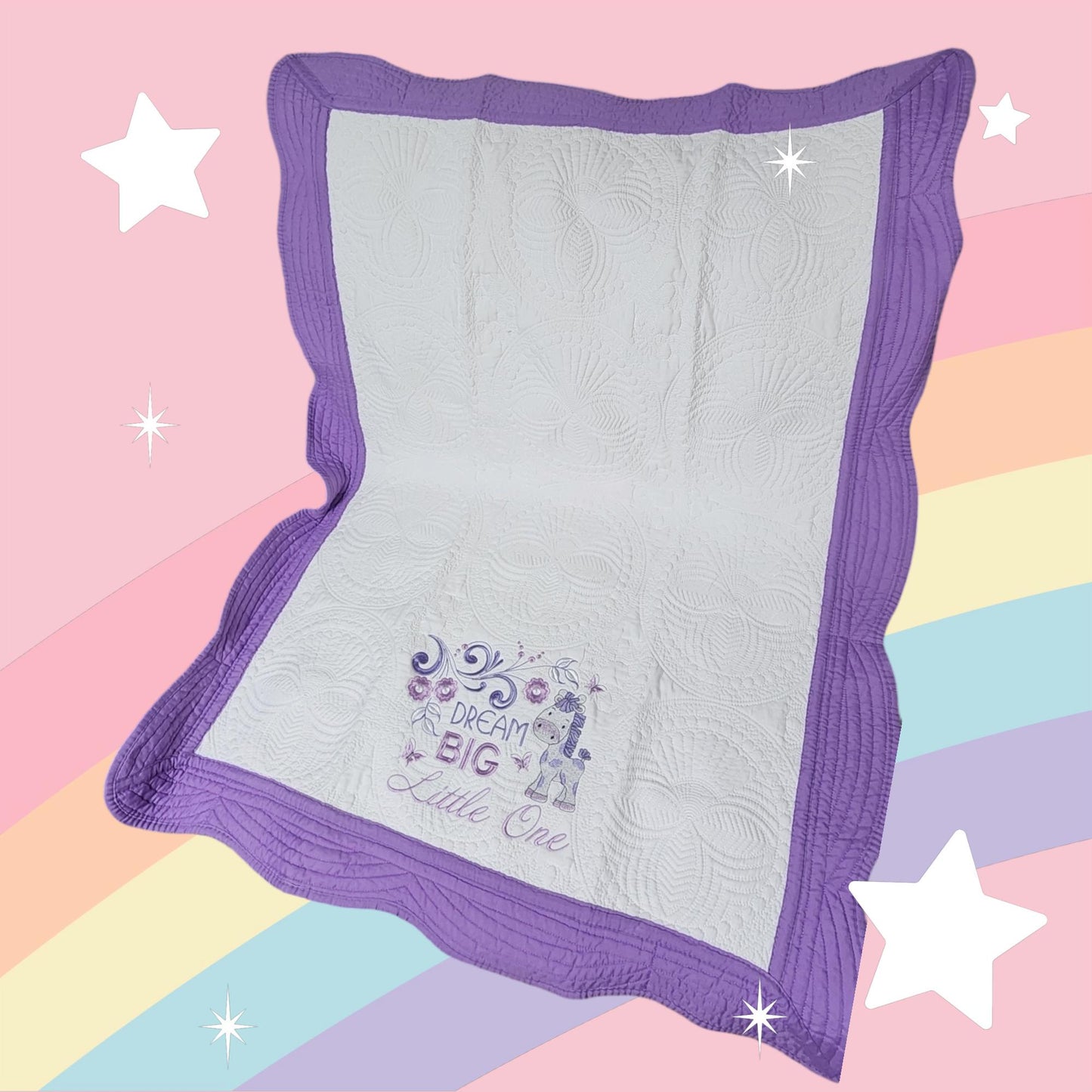 Dream Big Little One Quilt - Just Waiting for Your Special Child's Name