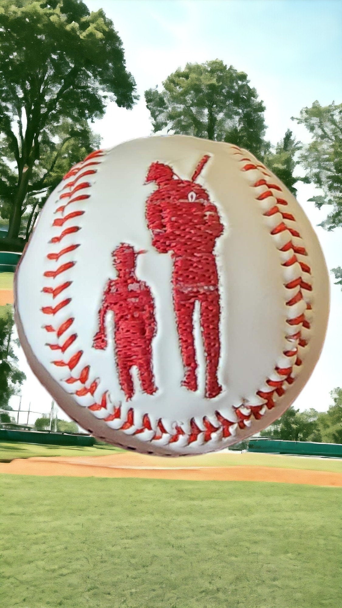 Personalized Embroidered Baseball
