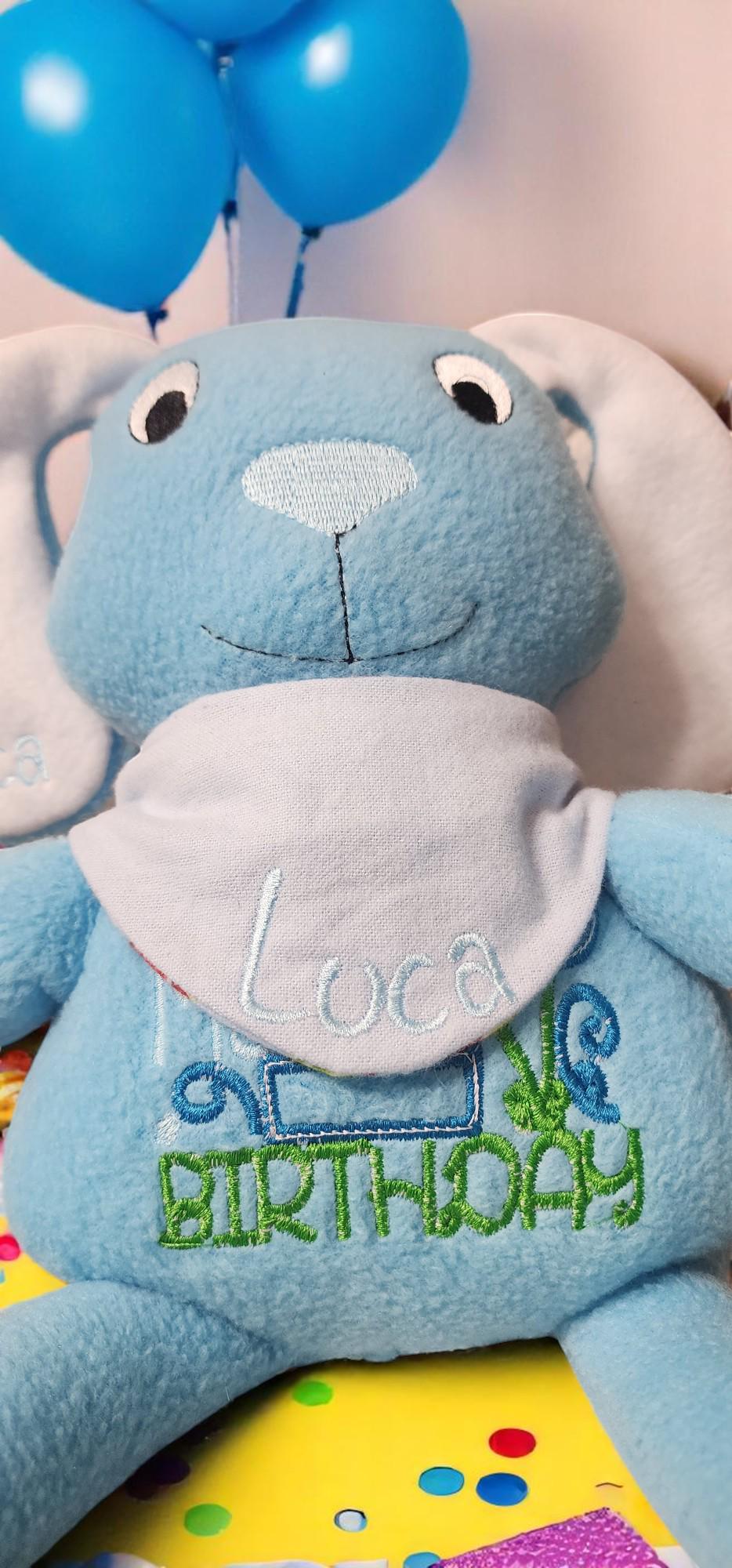 Personalized Keepsake Embroidered Puppy!