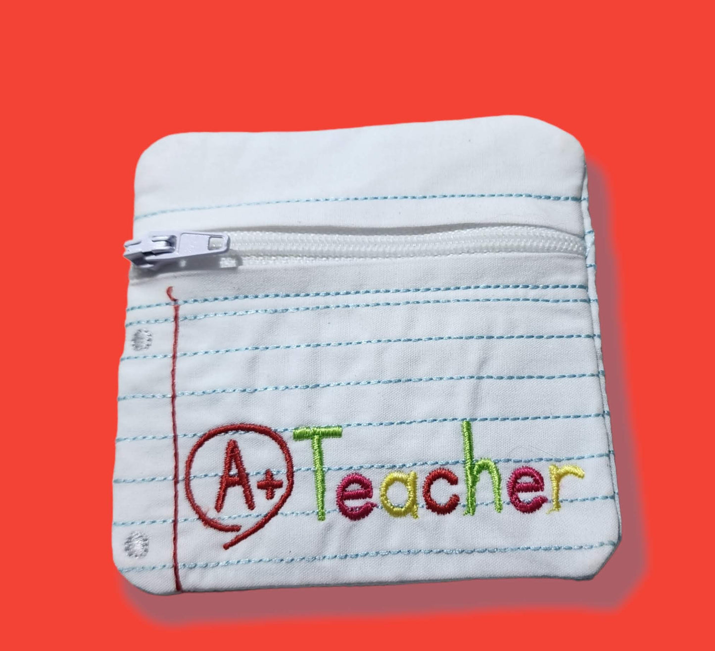 Teacher zipper bag, teacher gift