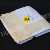 Personalized Baby Milestone Quilt - Trendy Baby Shower - Floral Baby Milestone Blanket - Newborn Baby Blanket - Soft Baby Quilt