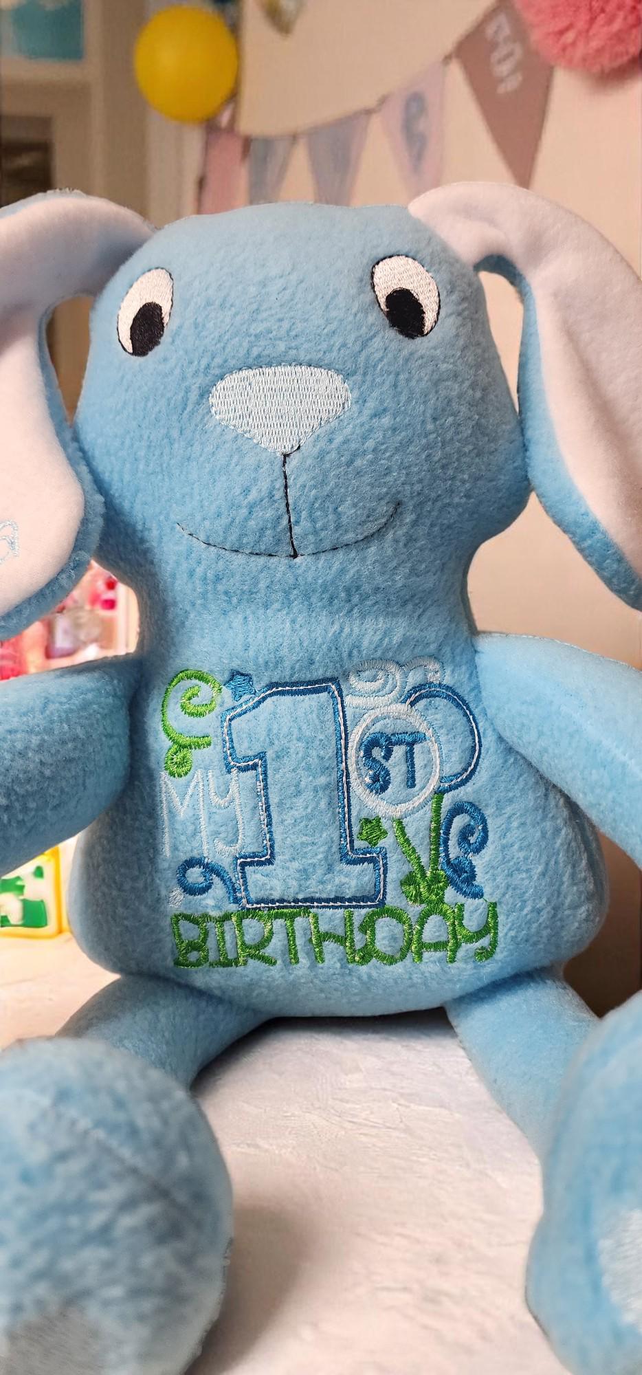 Personalized Keepsake Embroidered Puppy!