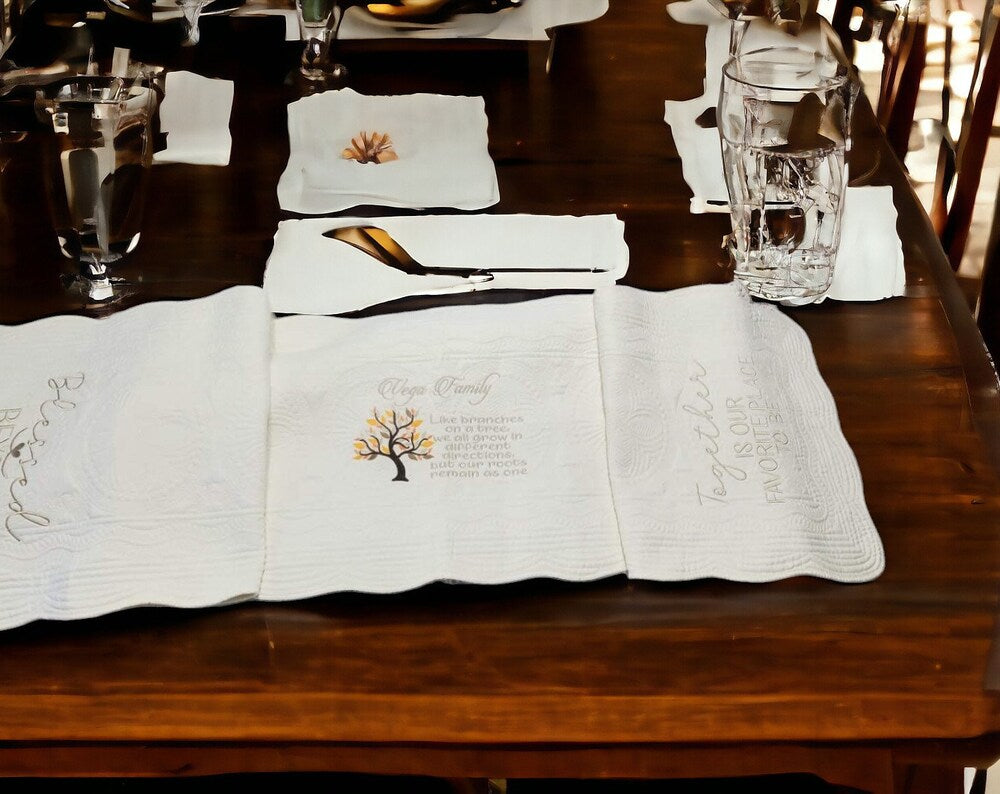 Personalized Family Table Runner